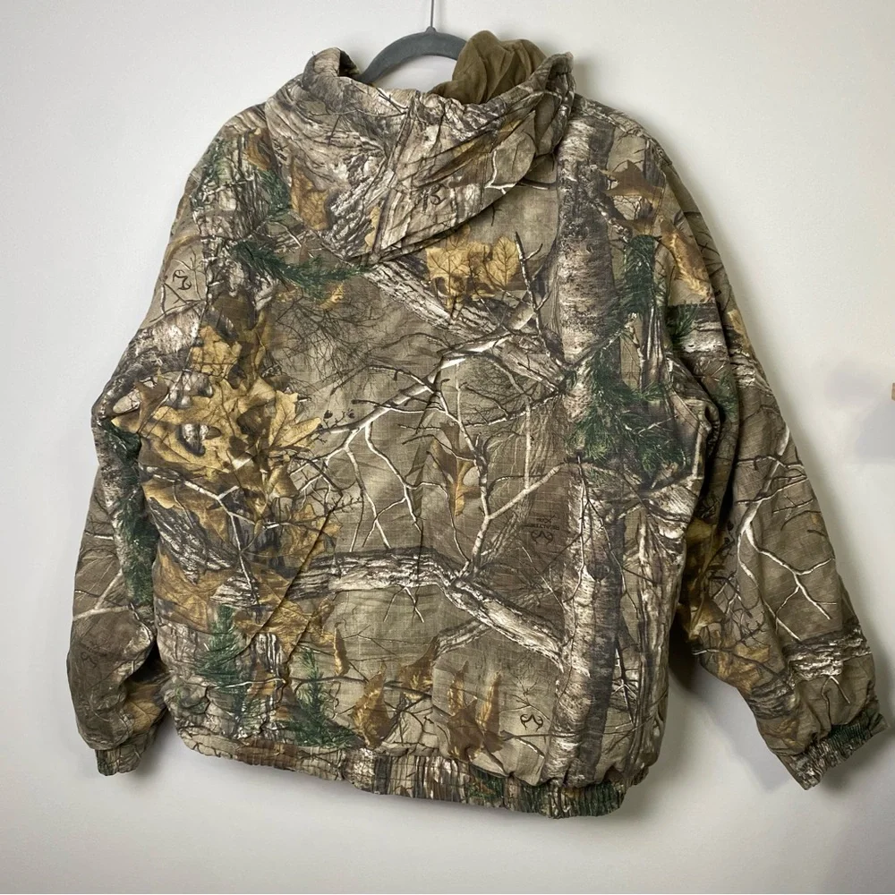 Men's Realtree Camo Zip Up Jacket XL - Picture 2 of 3
